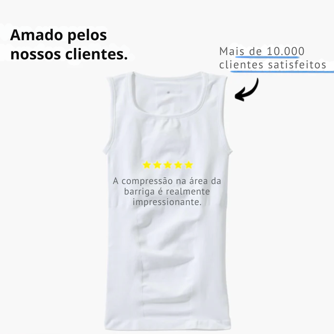 Camiseta shapewear sem costura Beltario